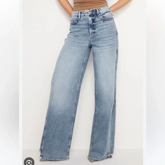 GOOD AMERICAN wide skate loose jeans - Picture 3 of 8